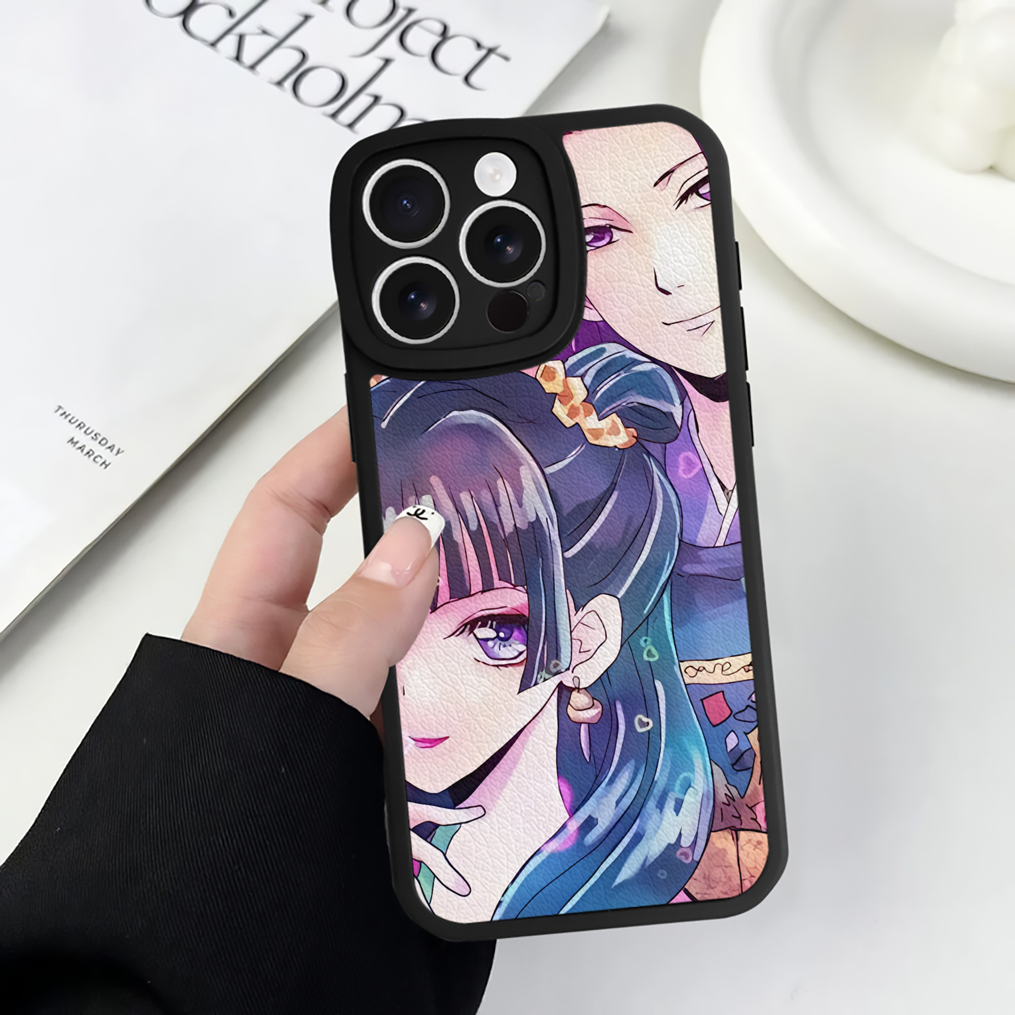 薬屋のひとりごと The Apothecary Diaries 【iPhone 16シリーズ対応】シリコンスマホケース（レザー調） 材質：シリコン